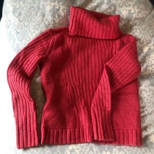 Banana Republic Pink Cowlneck sweater